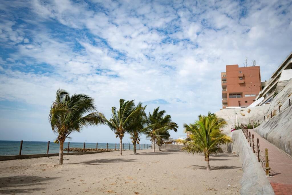 Lujoso y Cómodo Departamento con playa 2 piscinas cancha de tenis jacuzzi seguridad 24 horas Manta Exterior foto