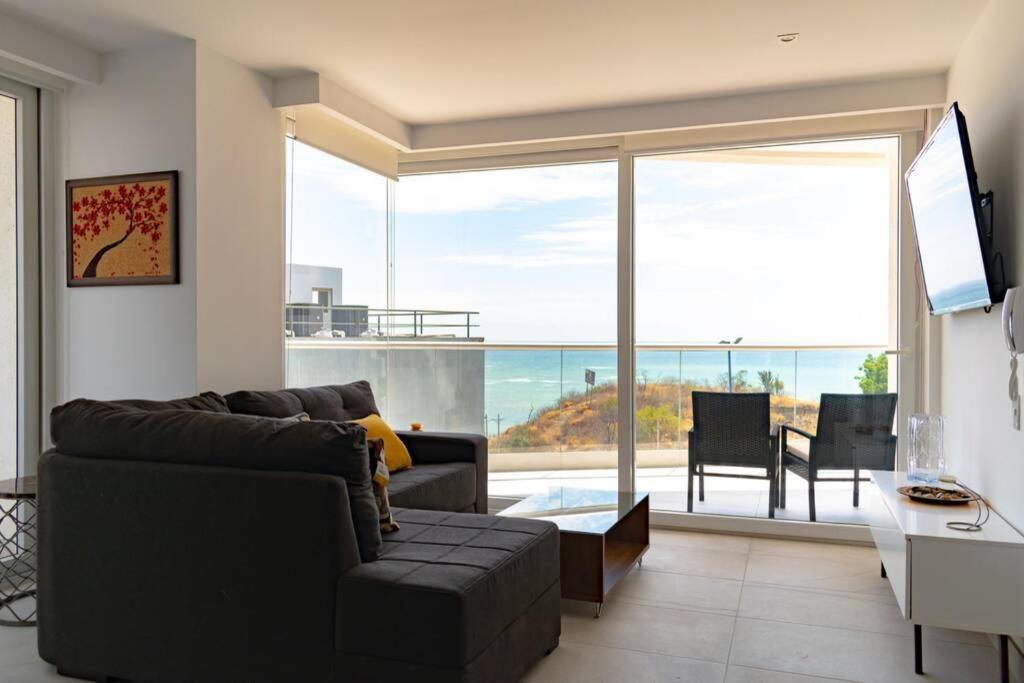 Lujoso y Cómodo Departamento con playa 2 piscinas cancha de tenis jacuzzi seguridad 24 horas Manta Exterior foto